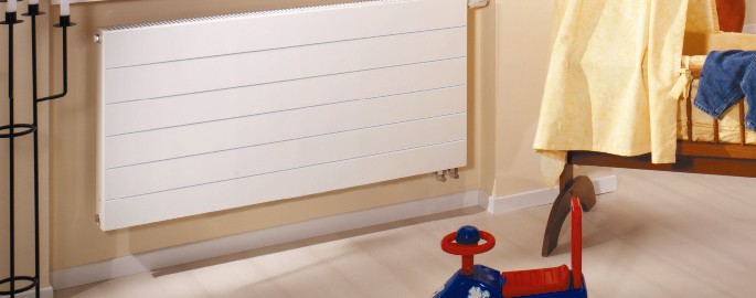 Purmo Ramo Ventil Compact grzejnik płytowy 30x120 cm podłączenie dolne biały RCV11 300x1200