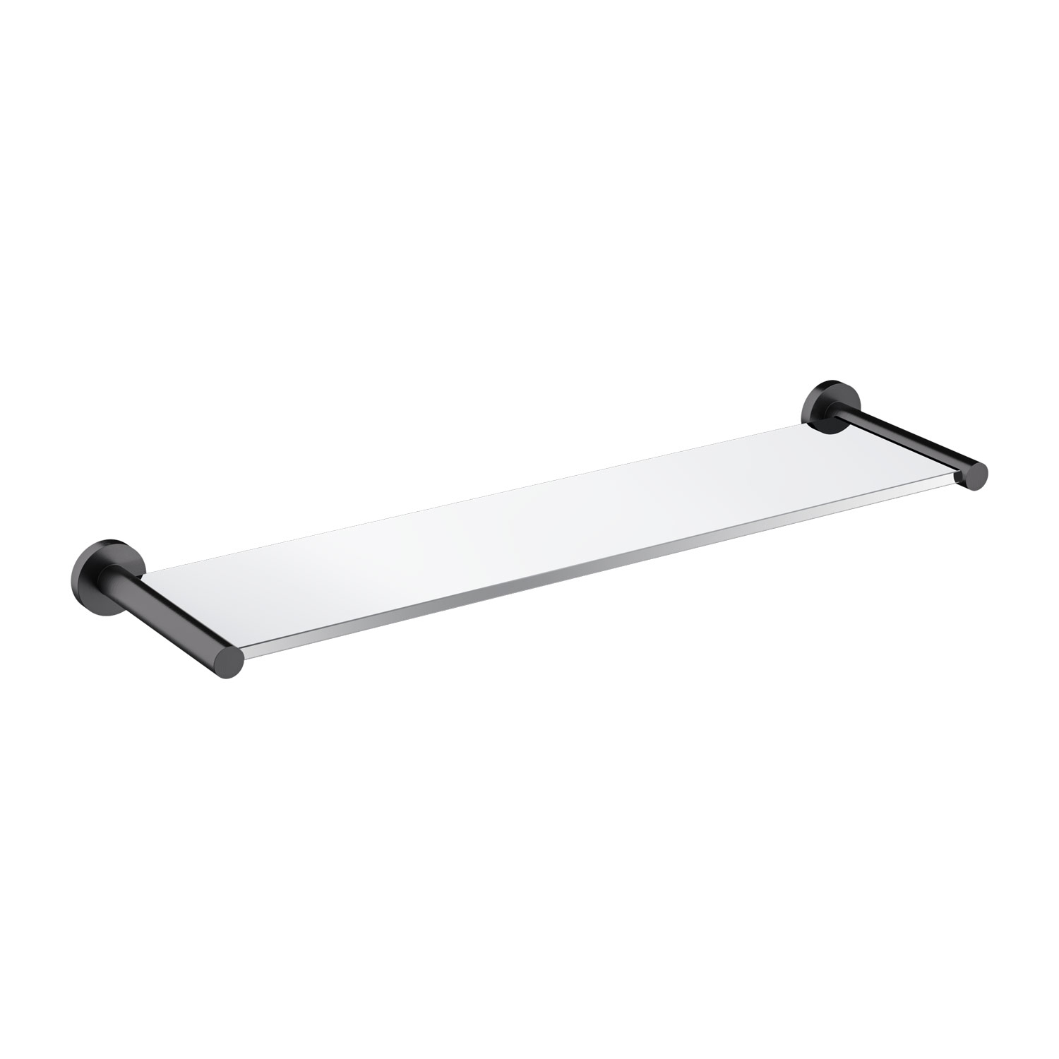 Omnires Modern Project półka łazienkowa 55 cm antracyt/szkło MP60930AT