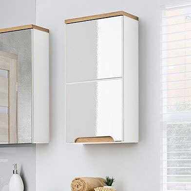 Comad Bali White szafka 35x20x70 cm boczna wisząca biała BALI WHITE 830 FSC