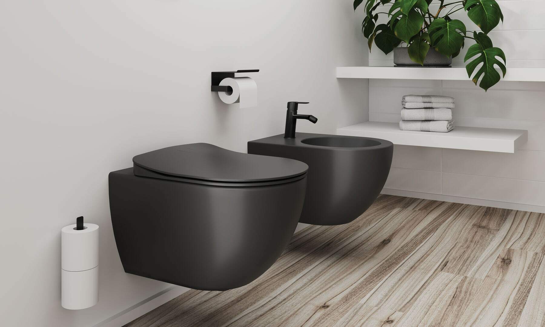 Deante Peonia deska sedesowa wolnoopadająca Slim titanium CDEDSOZ