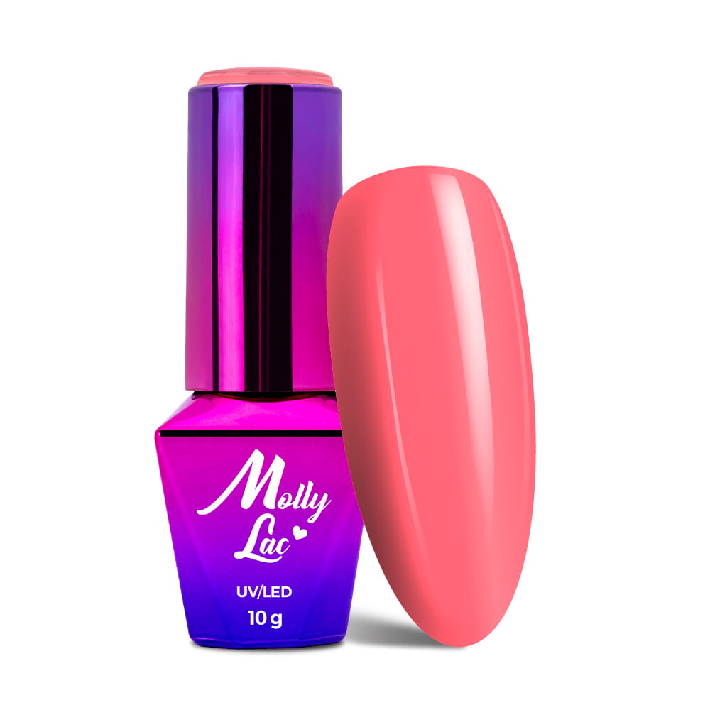 Lakier hybrydowy LED/UV Gel Polish MollyLac Yoghurt Nr 128 Sour Cream 10 g