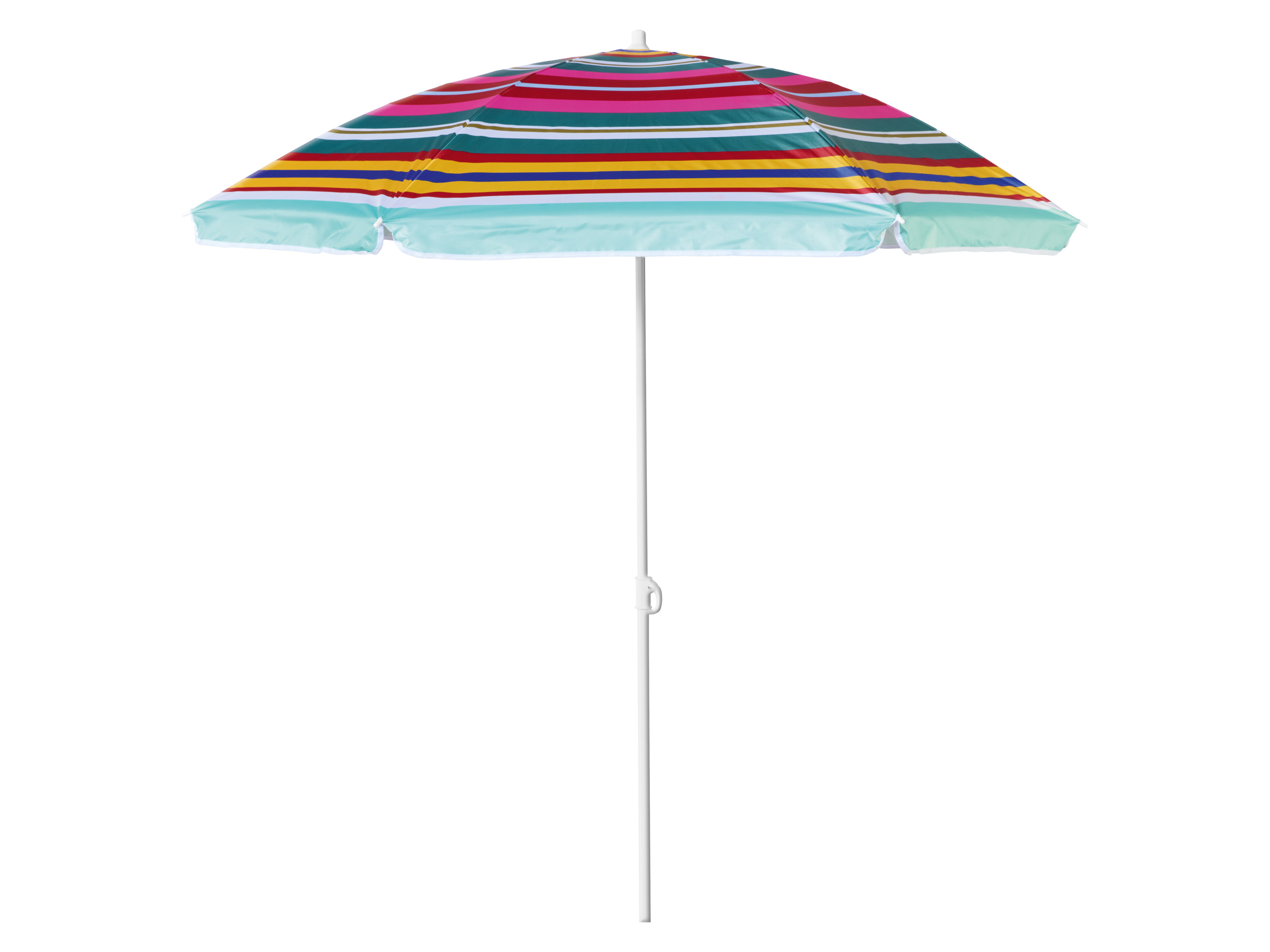 Crivit Parasol plażowy, 140 cm wąskie paski
