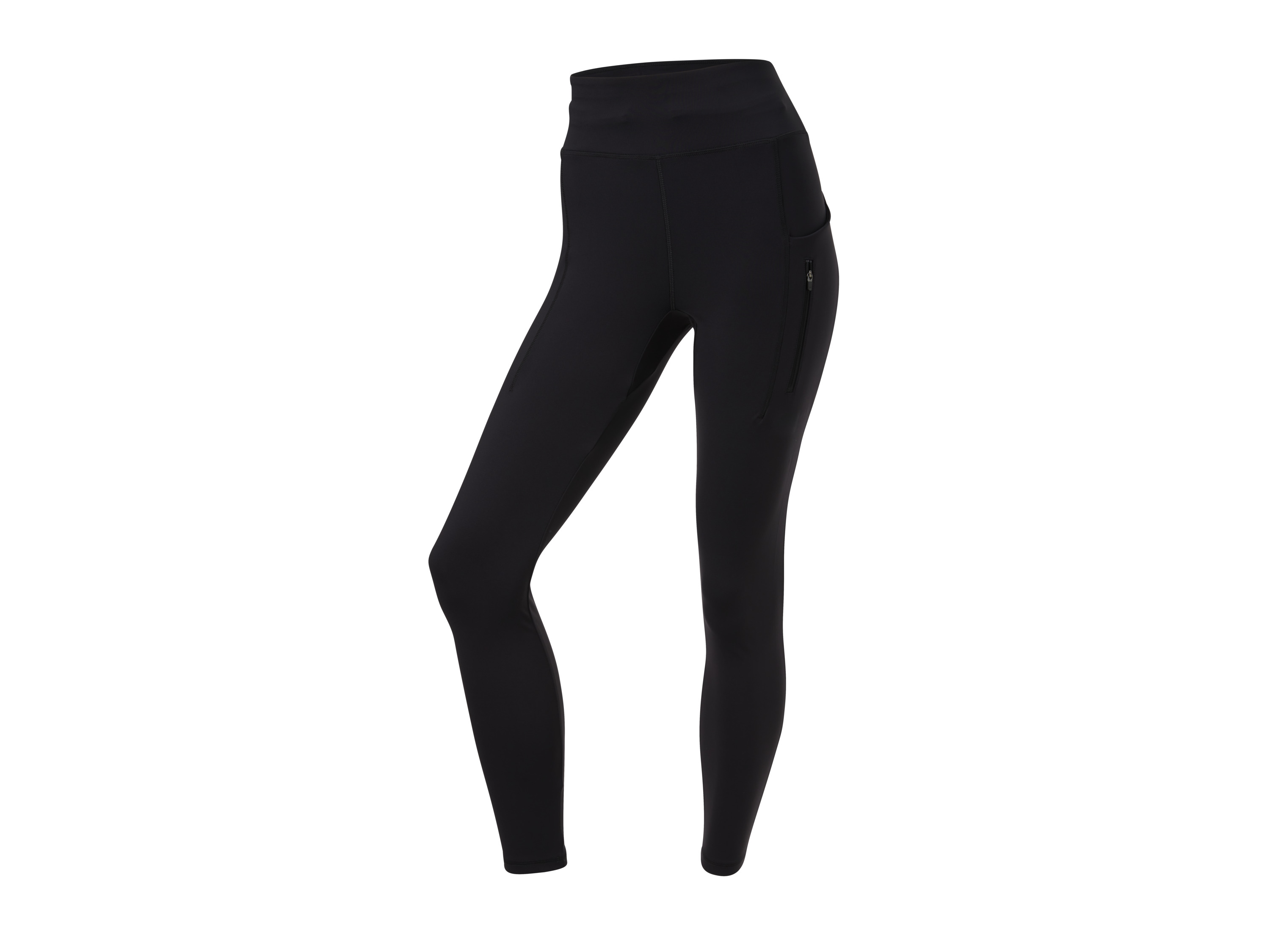 Crivit Legginsy funkcyjne damskie z wysokim stanem Czarny, M40/42