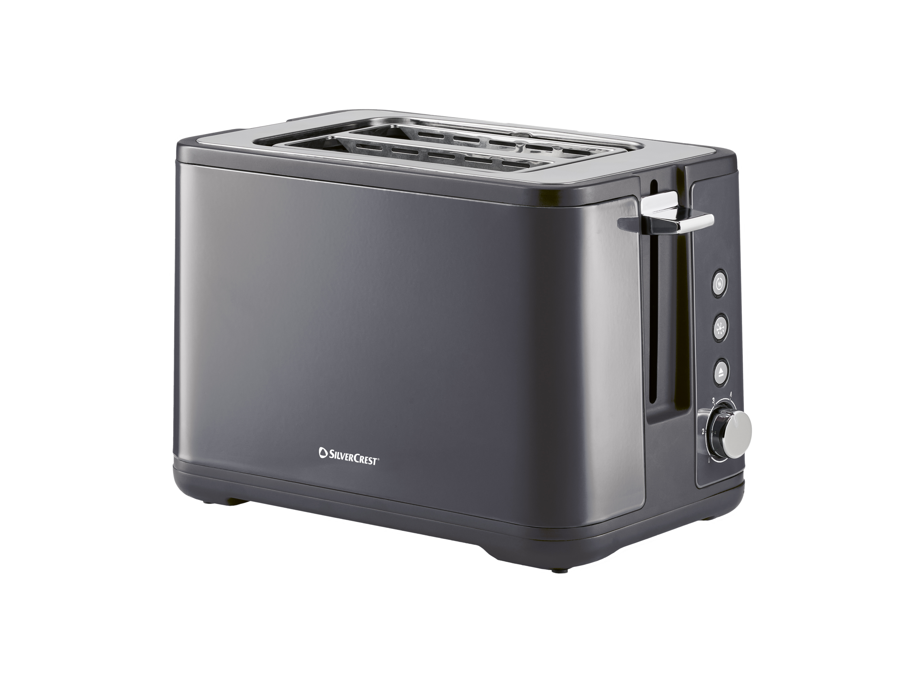 Silvercrest Toster, 850 W, STC 850 E4 Szary