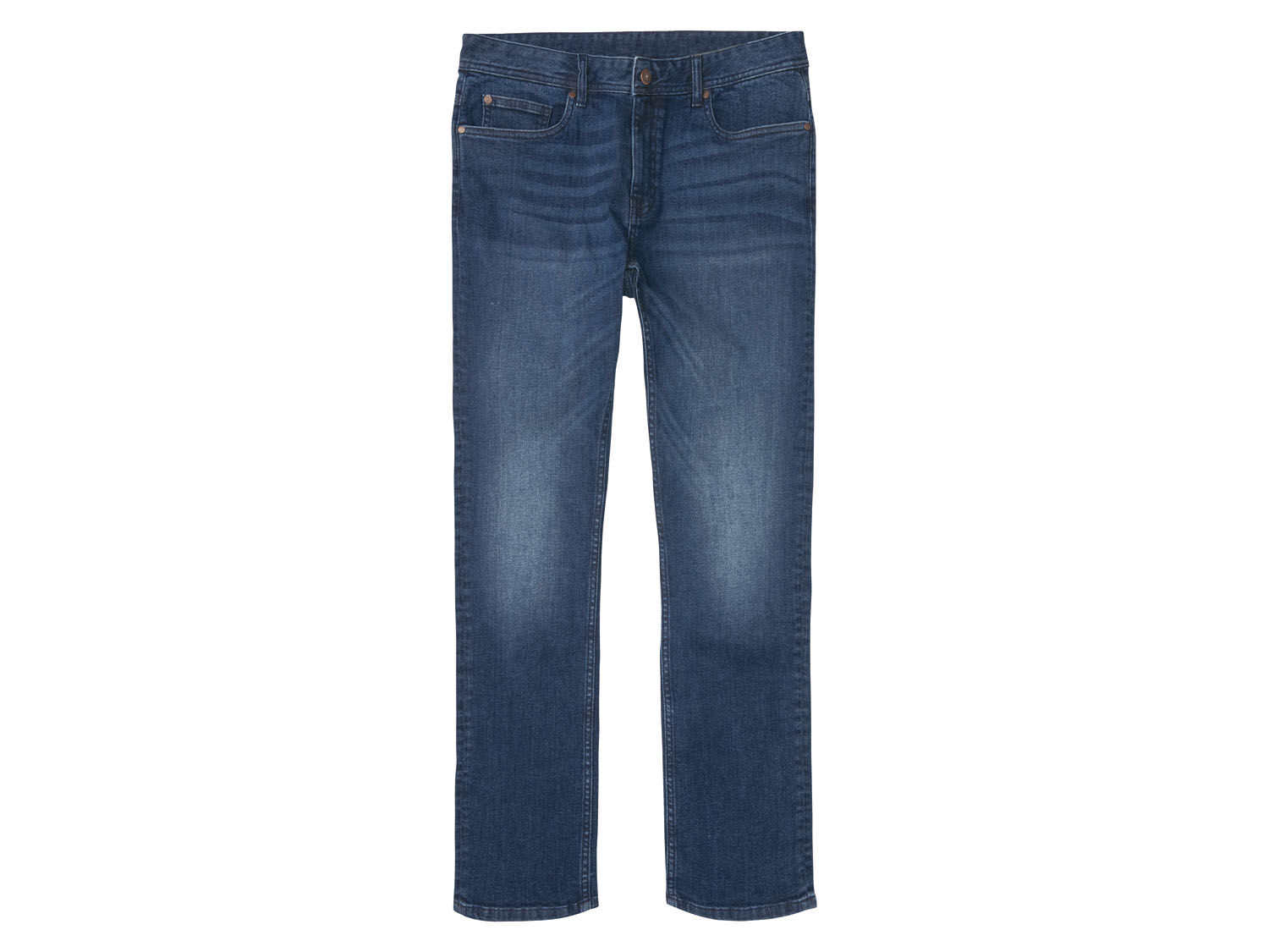 Livergy Jeansy męskie Straight Fit Ciemnoniebieski, 48 32/32