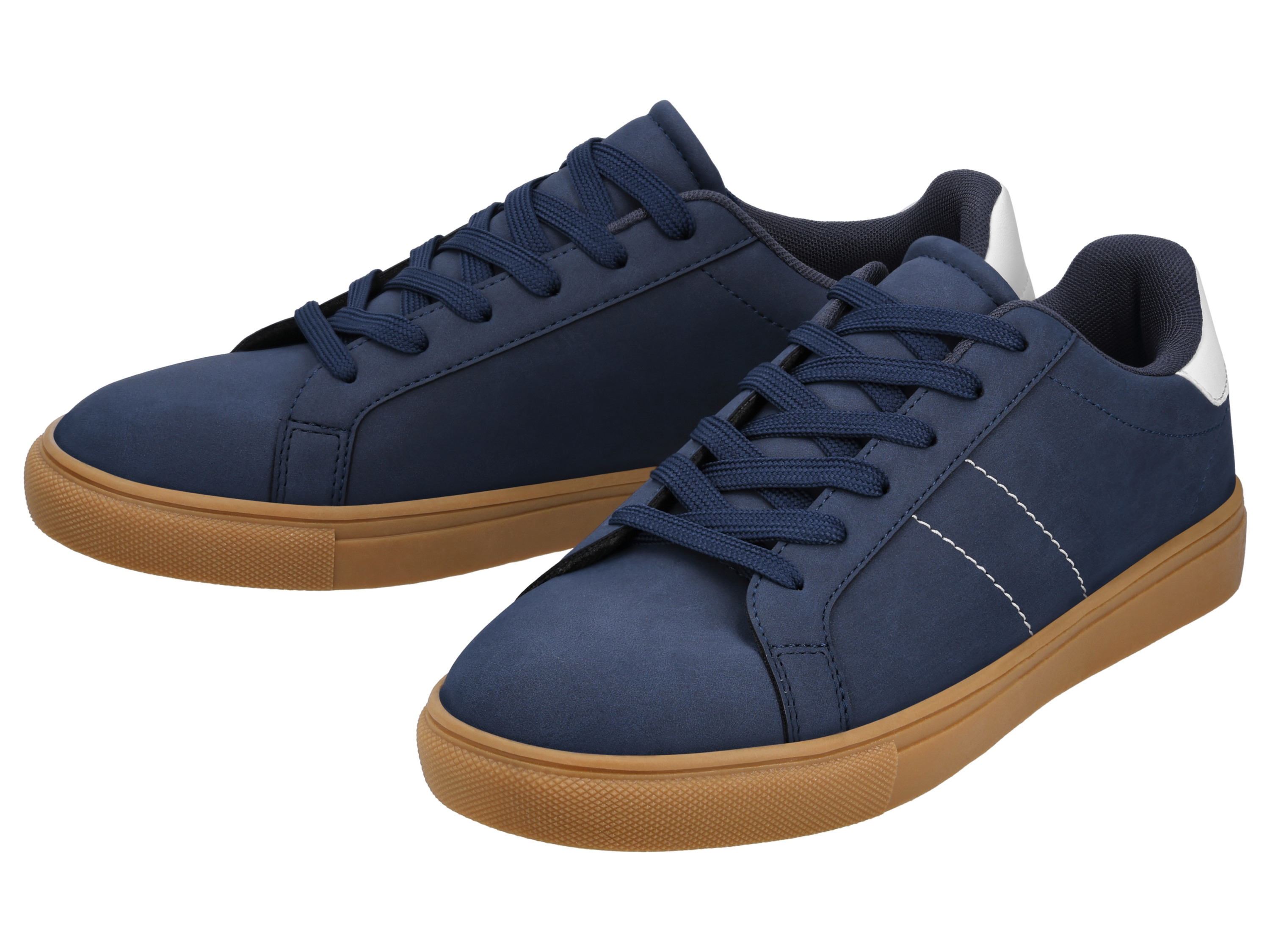 esmara Men Sneakersy męskie Granatowy/biały, 46