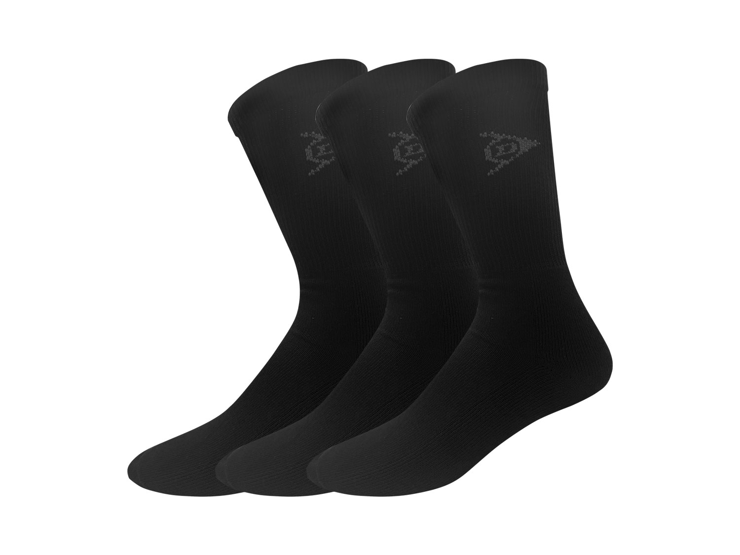 Dunlop Skarpetki, 3 pary Czarny, 35-38