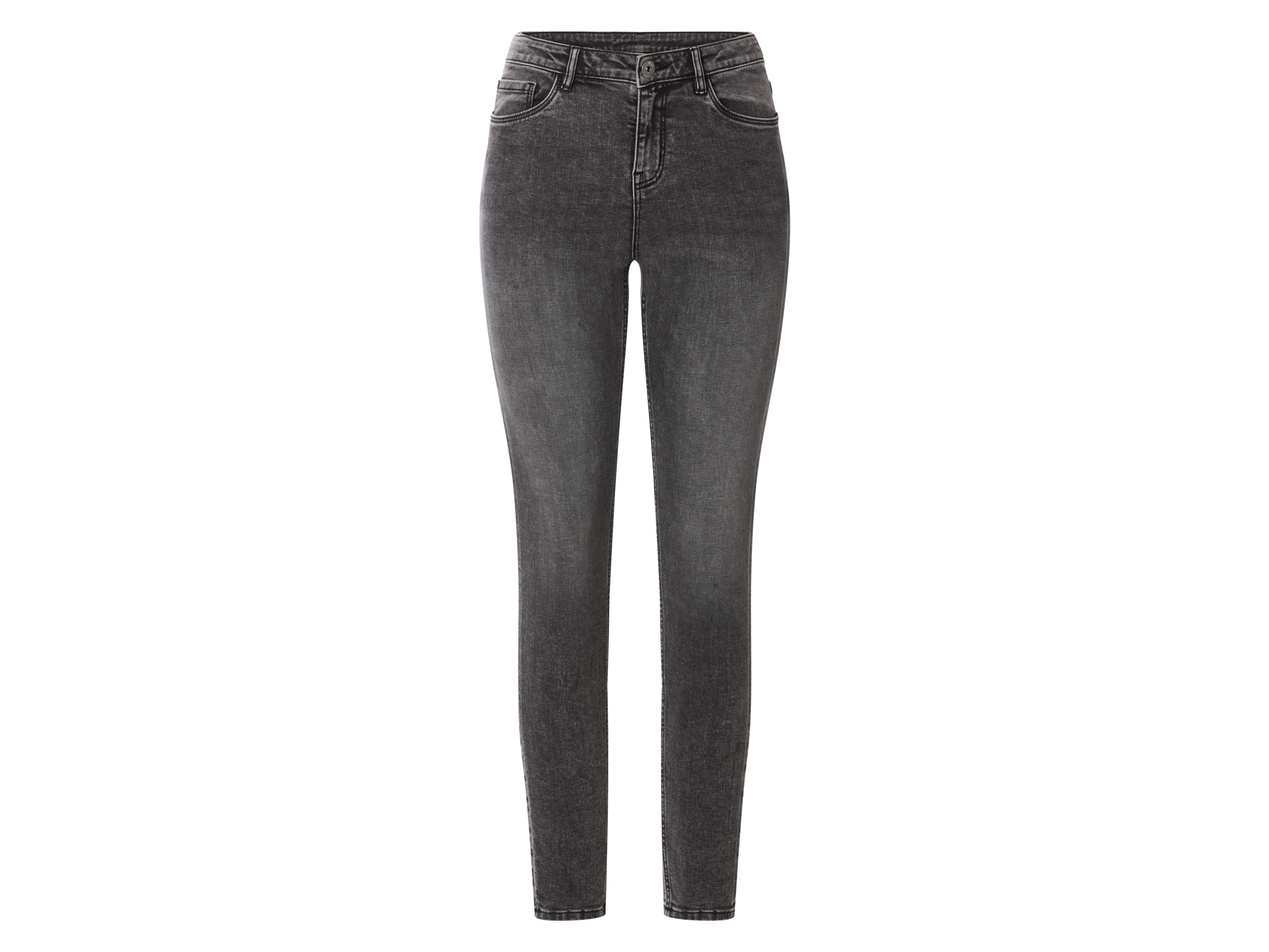 esmara Jeansy damskie super skinny fit Szary, 40/32