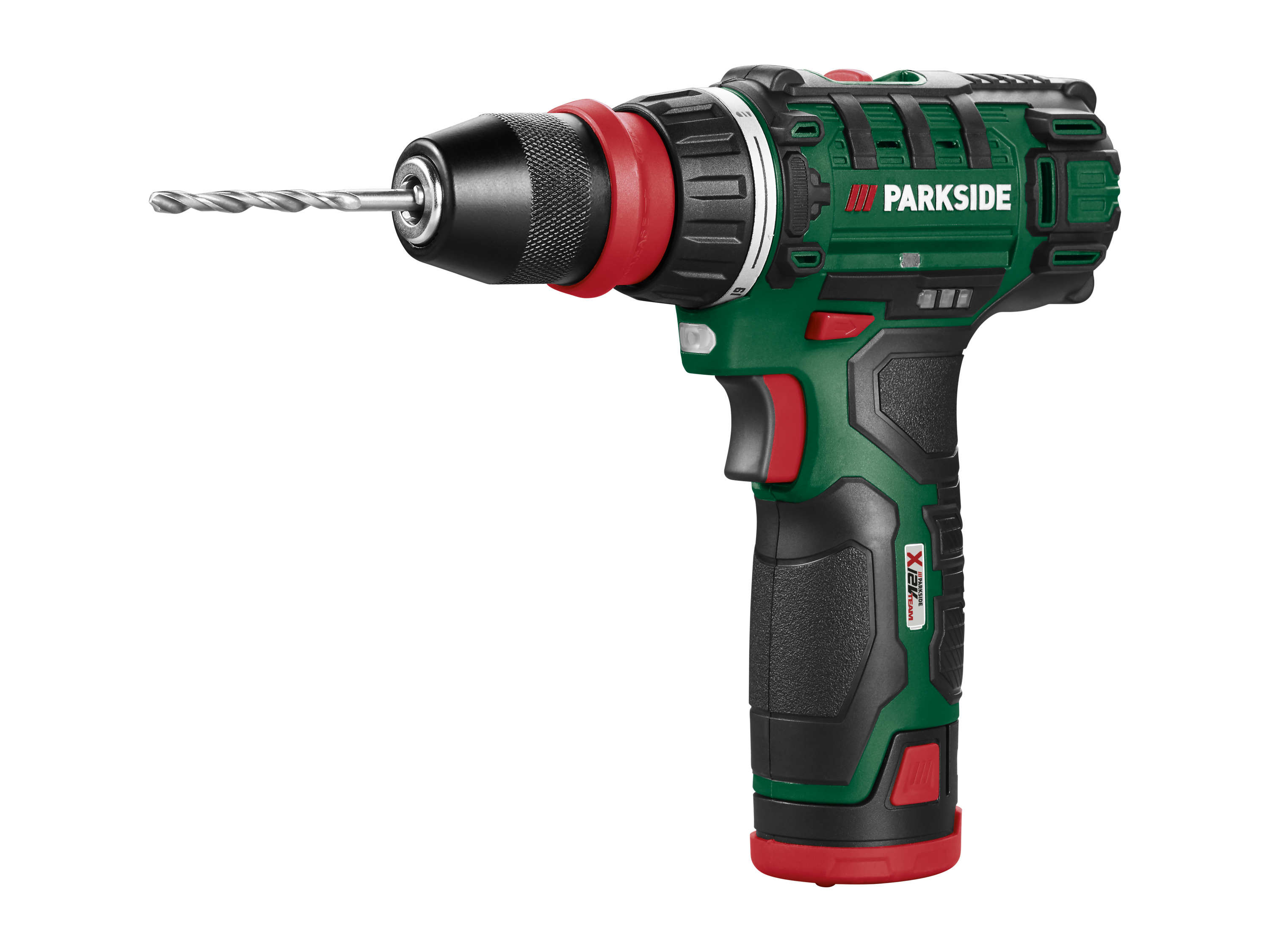 Parkside Akumulatorowa wiertarkowkrętarka 12 V, 2 Ah, Pbsa 12 E4 z akumulatorem i ładowarką