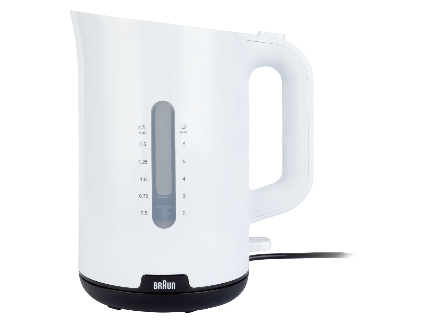 Braun Czajnik elektryczny Wk110 o pojemności 1,7 l, 2200 W Biały
