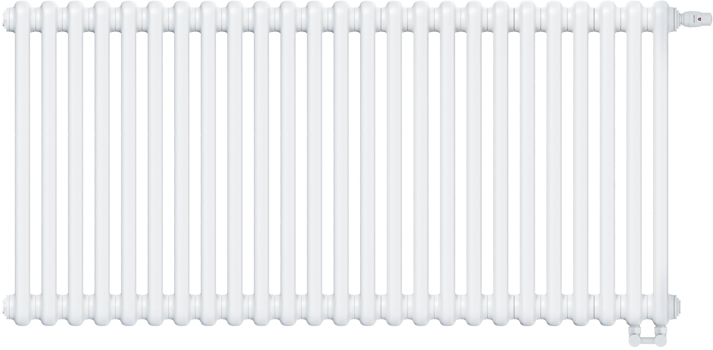 Darmowa Dostawa - Grzejnik pokojowy 126x56.5 cm podłączenie dolne biały Irsap Tesi 2 IRSTES205628BV