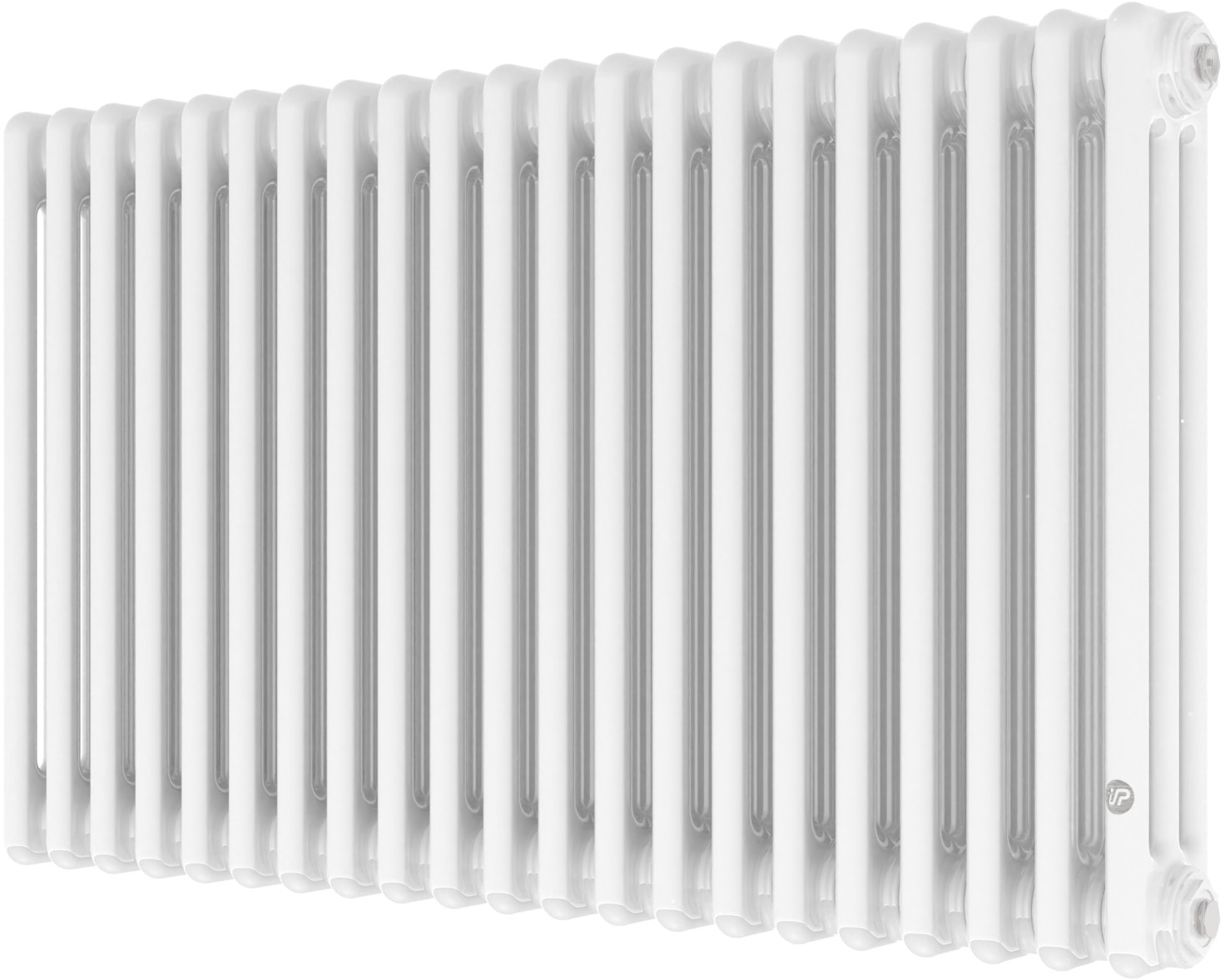 Darmowa Dostawa - Grzejnik pokojowy 57x96.5 cm podłączenie boczne biały Instal Projekt Tubus 3 TUB305021