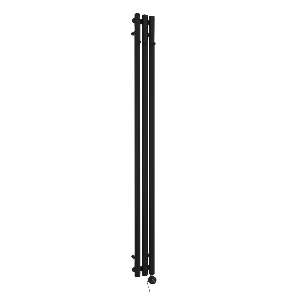 Darmowa Dostawa - Grzejnik elektryczny 180x15 cm czarny mat Oltens Stang 55111300