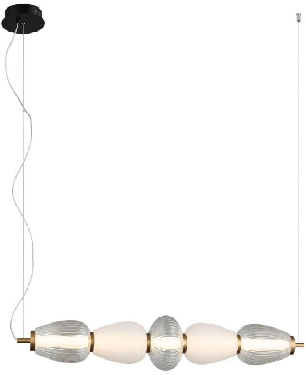 Darmowa Dostawa - Lampa wisząca 1x22 W przezroczysta Italux Gastel PND749375BK