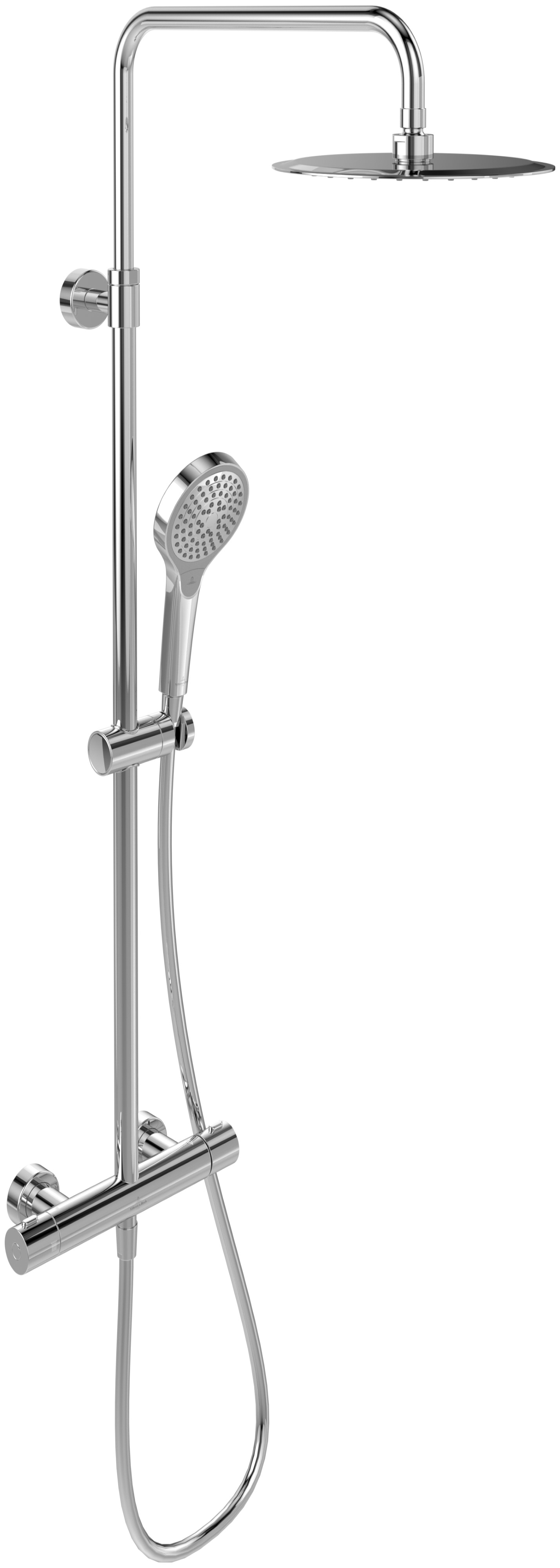 Darmowa Dostawa - Zestaw prysznicowy ścienny chrom Villeroy & Boch Verve Showers TVS10900500061