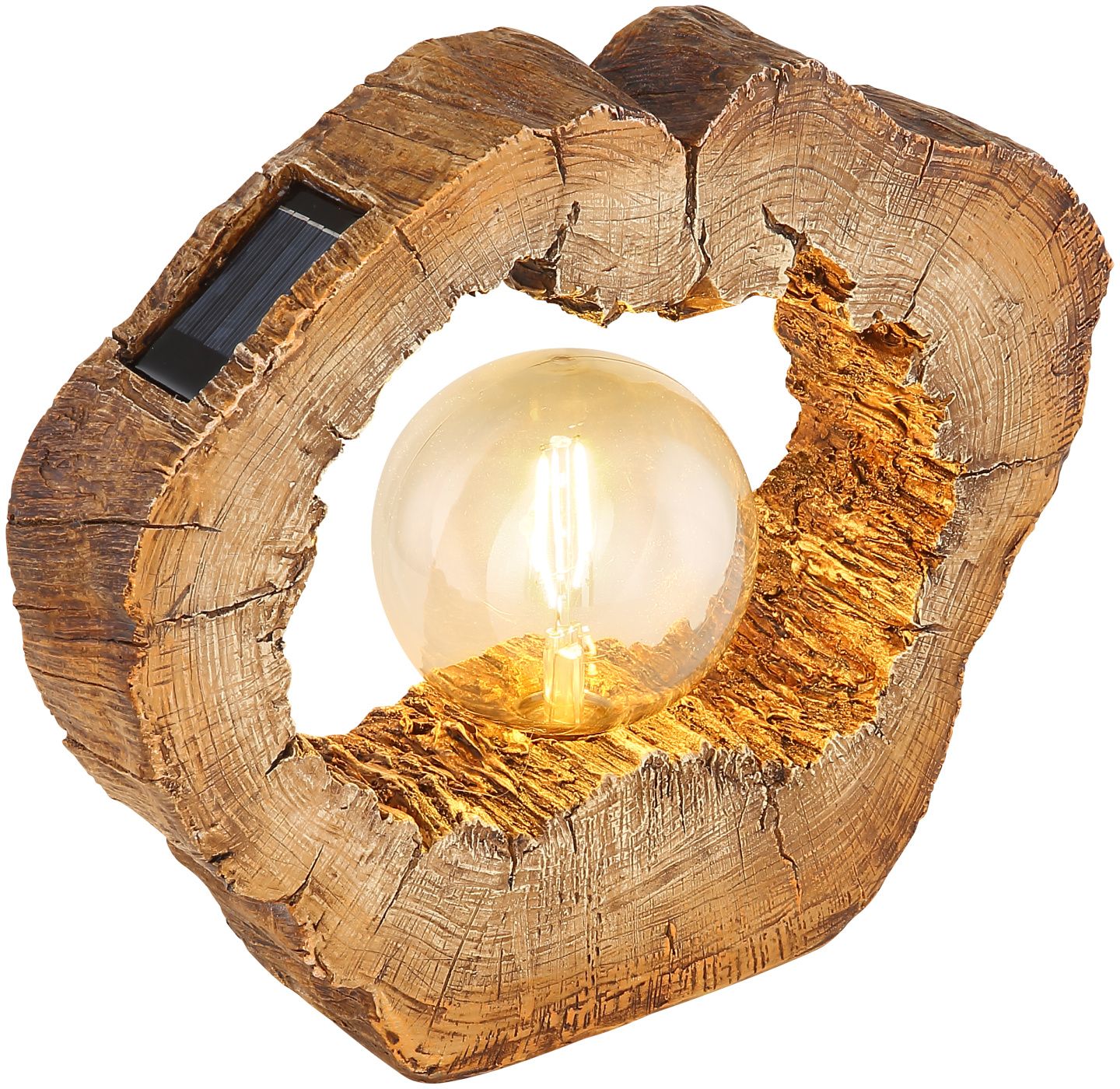 Darmowa Dostawa - Lampa solarna stojąca 1x0.06 W drewno Globo Lighting Solar 36516