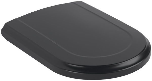 Darmowa Dostawa - Deska sedesowa wolnoopadająca czarna Villeroy & Boch Hommage 8809S1R7