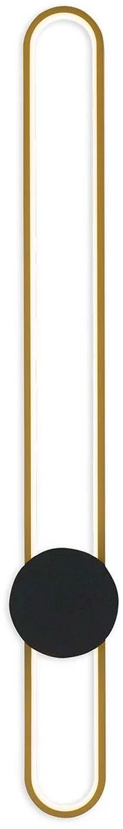 Darmowa Dostawa - Kinkiet 1x24 W złoty Goldlux Florentyna 333933