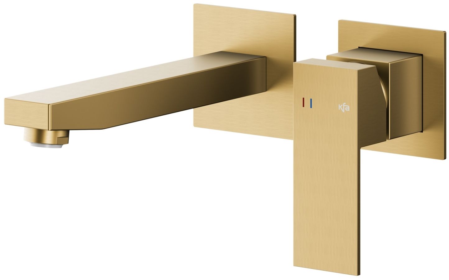 Darmowa Dostawa - Bateria umywalkowa podtynkowa złota KFA Armatura Logon Brushed Light Gold 513981039