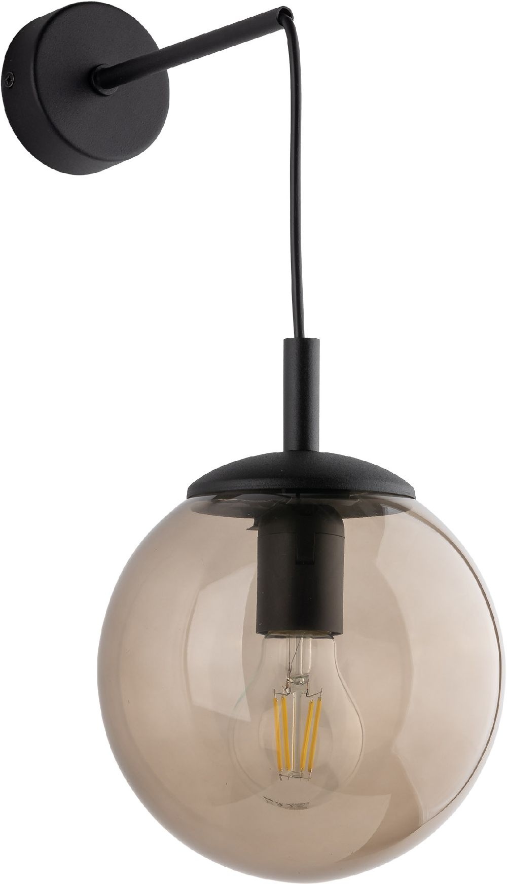 Darmowa Dostawa - Kinkiet 1x15 W bursztynowy TK Lighting Esme 5389