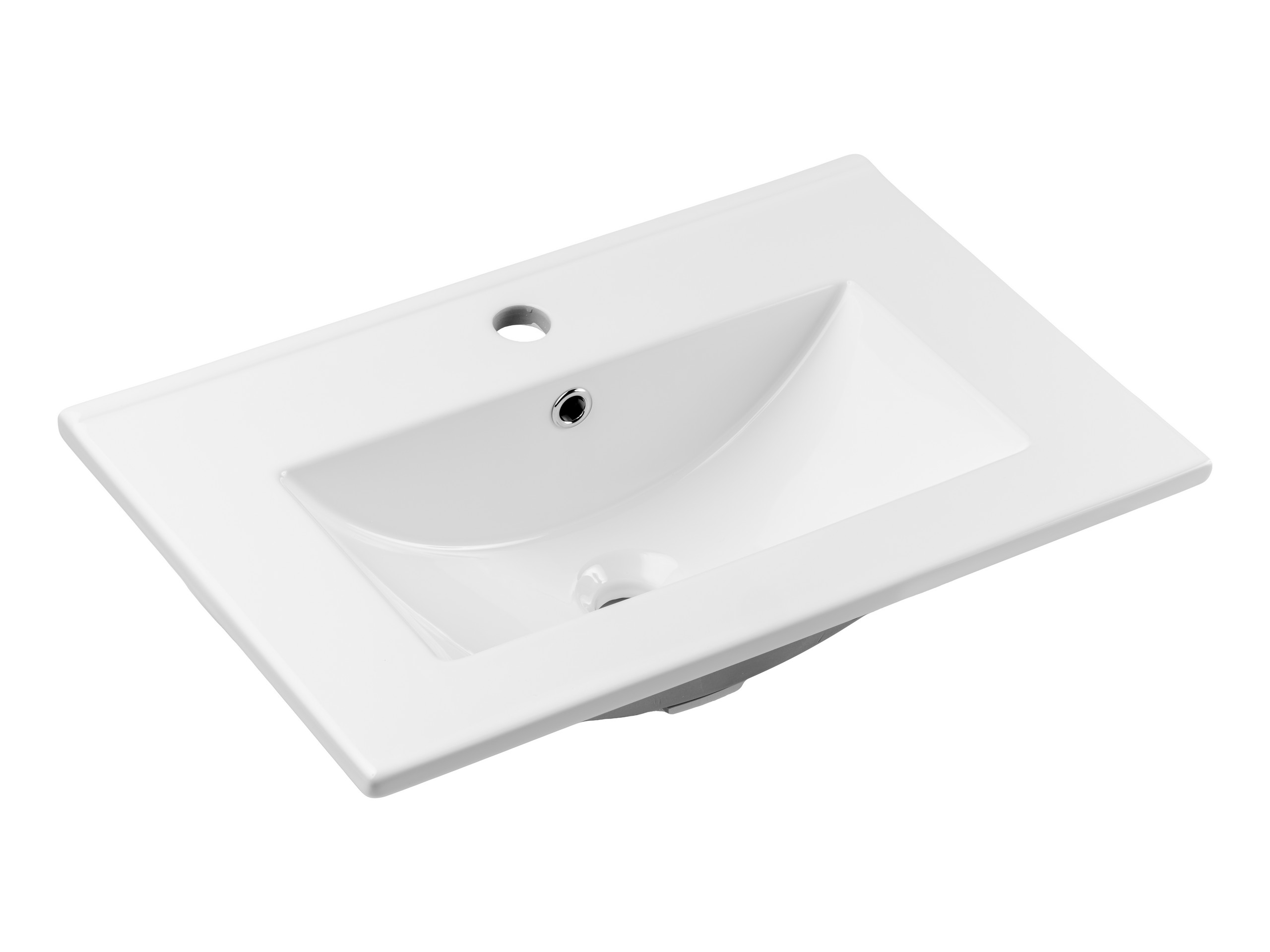Darmowa Dostawa - Umywalka 61x40 cm prostokątna meblowa biała Comad Dance White UM2060RBDANCE60DP