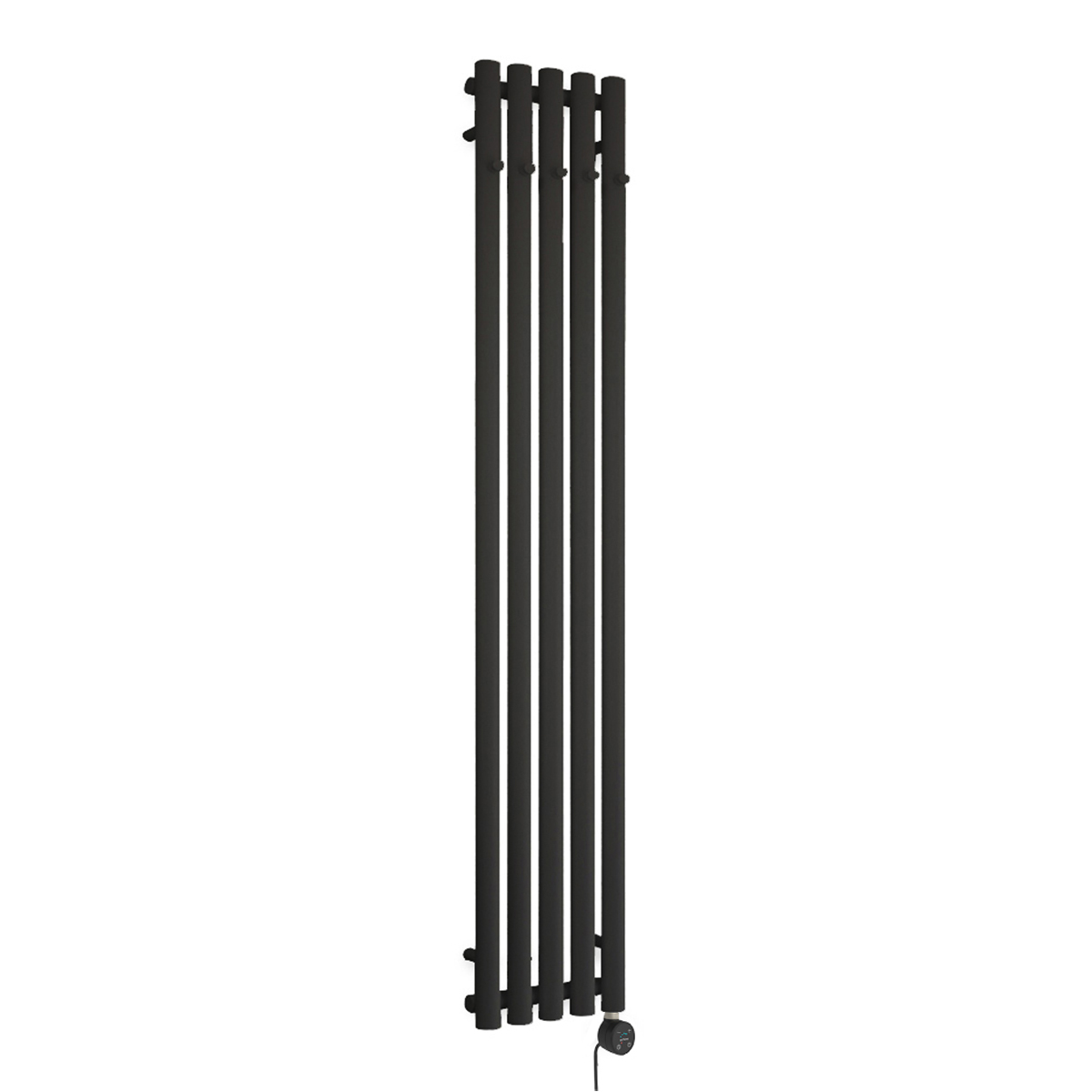 Darmowa Dostawa - Grzejnik elektryczny 150x26 cm czarny mat Oltens Stang 55121300