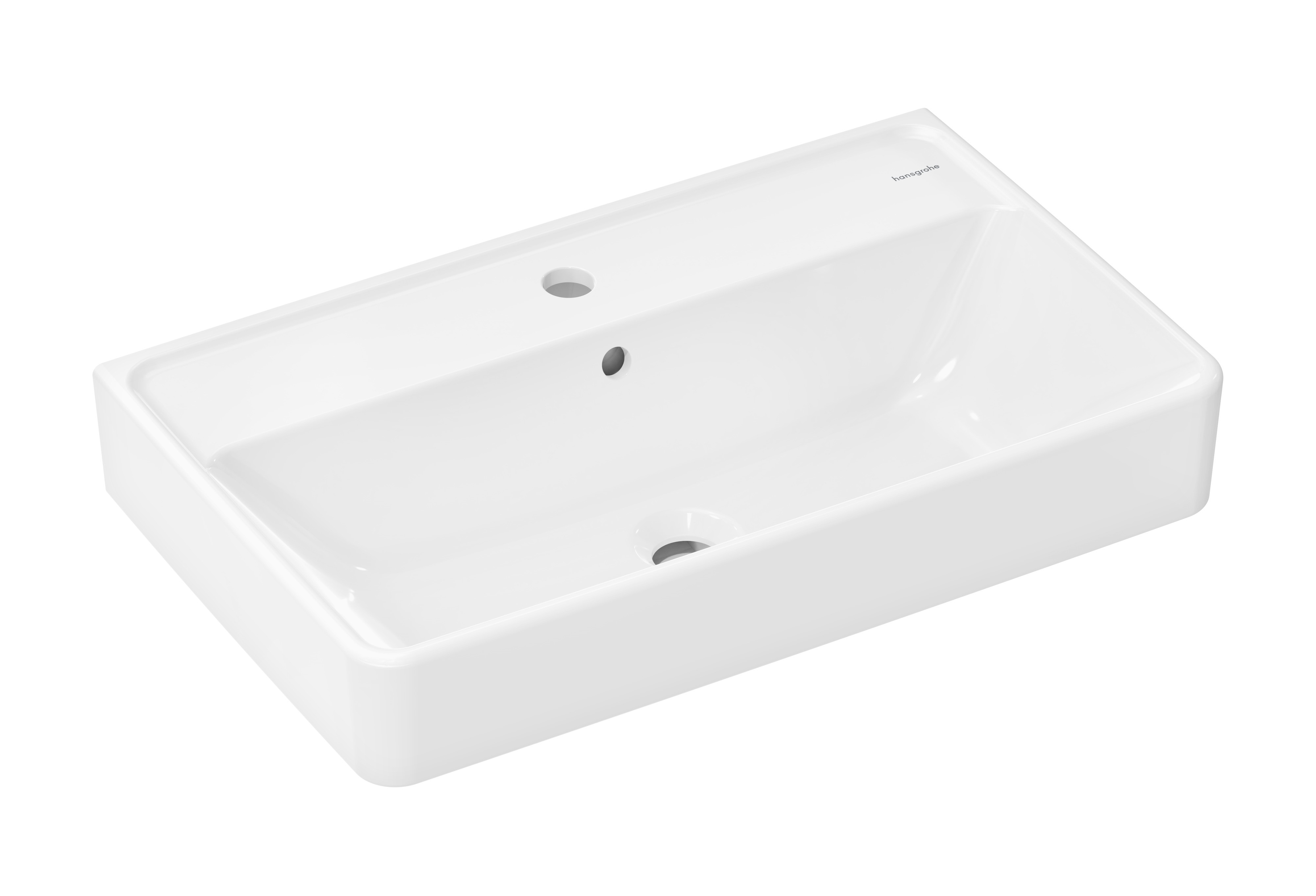 Darmowa Dostawa - Umywalka 65x39 cm prostokątna ścienna biała Hansgrohe Xanuia Q 60617450