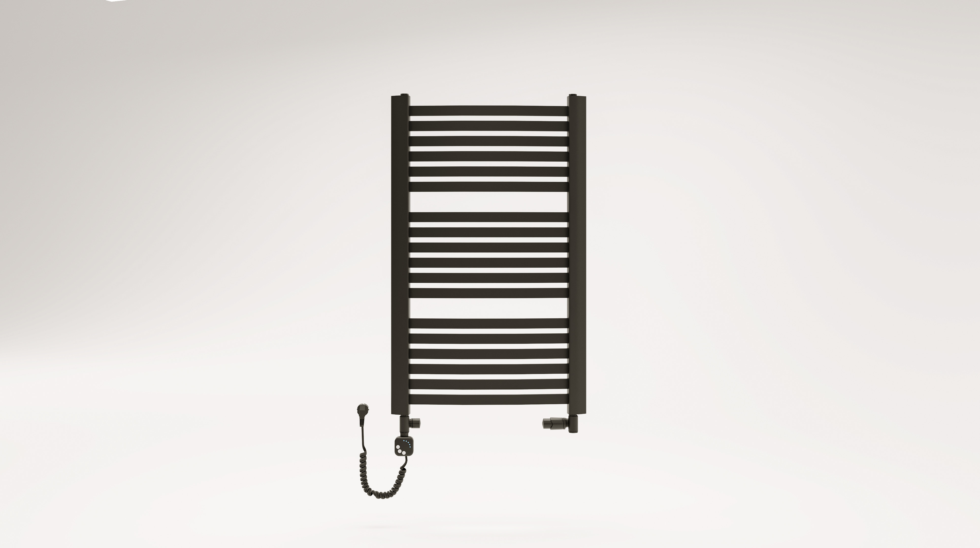 Darmowa Dostawa - Grzejnik elektryczny 121.5x48 cm czarny Luxrad Kastor Elektro KAST1215480S040ERG