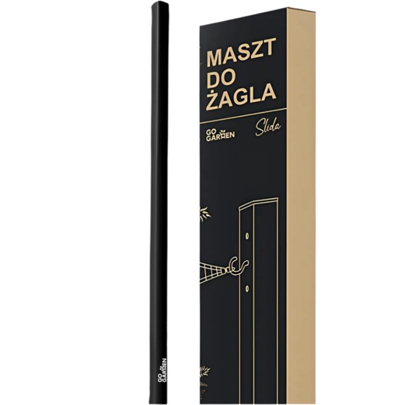 Maszt Do Żagla Przeciwsłonecznego GoGarden Grafitowy Regulowany 240 Cm 1 Szt.