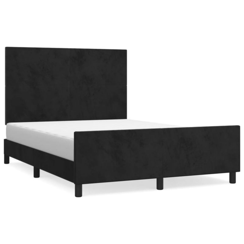 Łóżko tapicerowane WaszeMeble 140x200 cm czarna WM-3125637 1 szt.