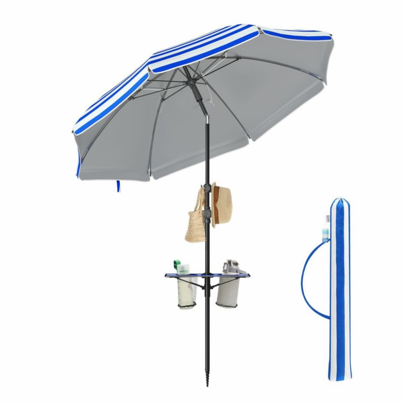 Parasol ogrodowy Songmics niebieski 160 x 206 cm 1 szt.