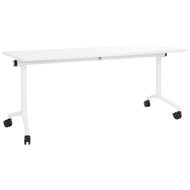 Składane biurko Cavi Biały 180 cm 60 cm z kółkami 1 szt.