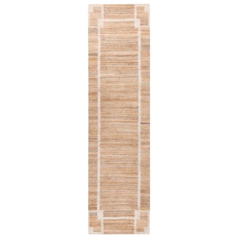 Dywan Gondia Jasnobeżowy 80 x 300 cm Juta 1 szt.