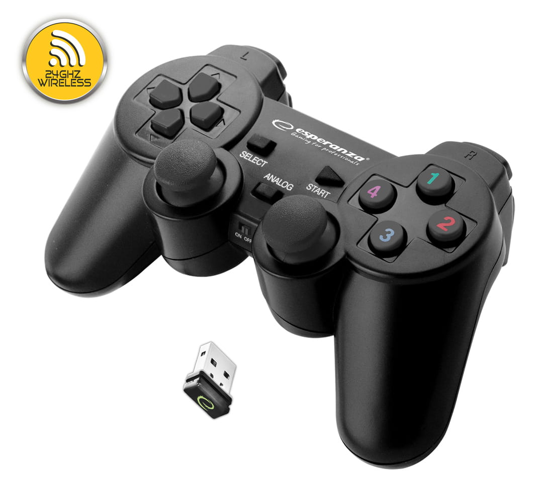 ESPERANZA GAMEPAD bezp. PS3/PC EGG108K GLADIATOR - Henryx24