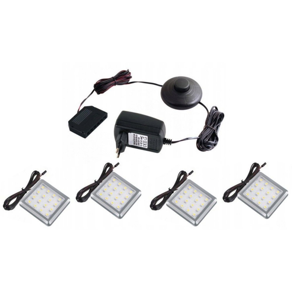 Oświetlenie podszafkowe LED SQUARE 4 niebieski