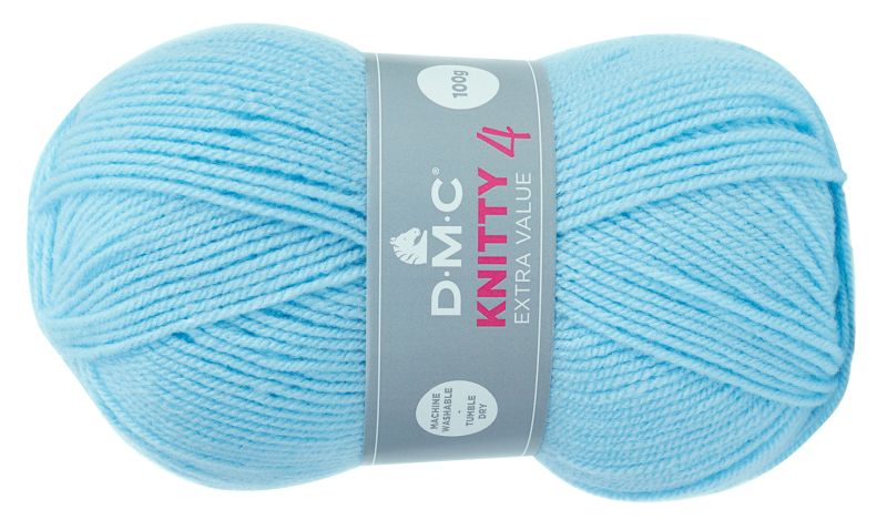 WŁÓCZKA DMC KNITTY 4 KOL.960 / BŁĘKITNY