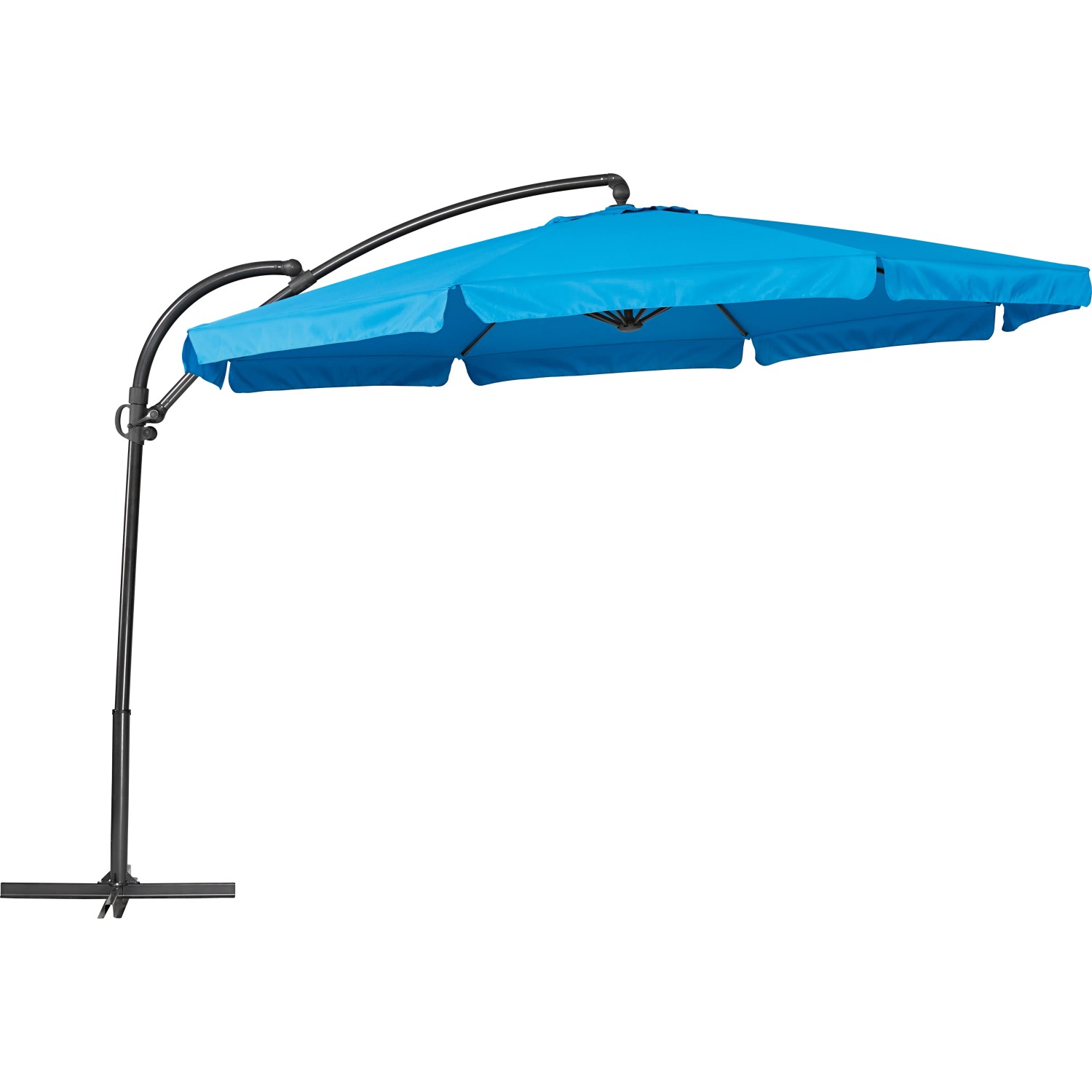 Parasol ogrodowy COCOA BEACH niebieski - śr. 350 cm