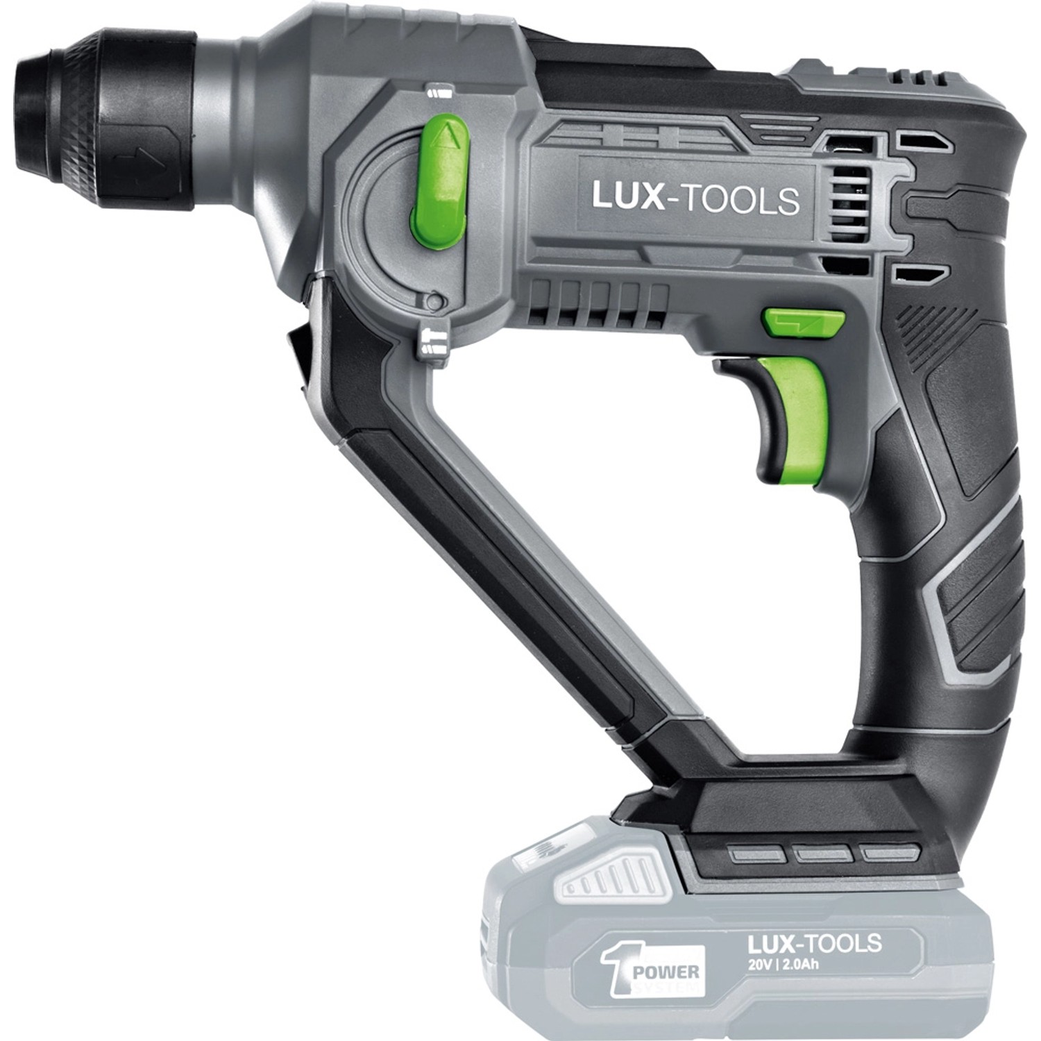 LUX-TOOLS Młotowiertarka akumulatorowa 20V - bez akumulatora