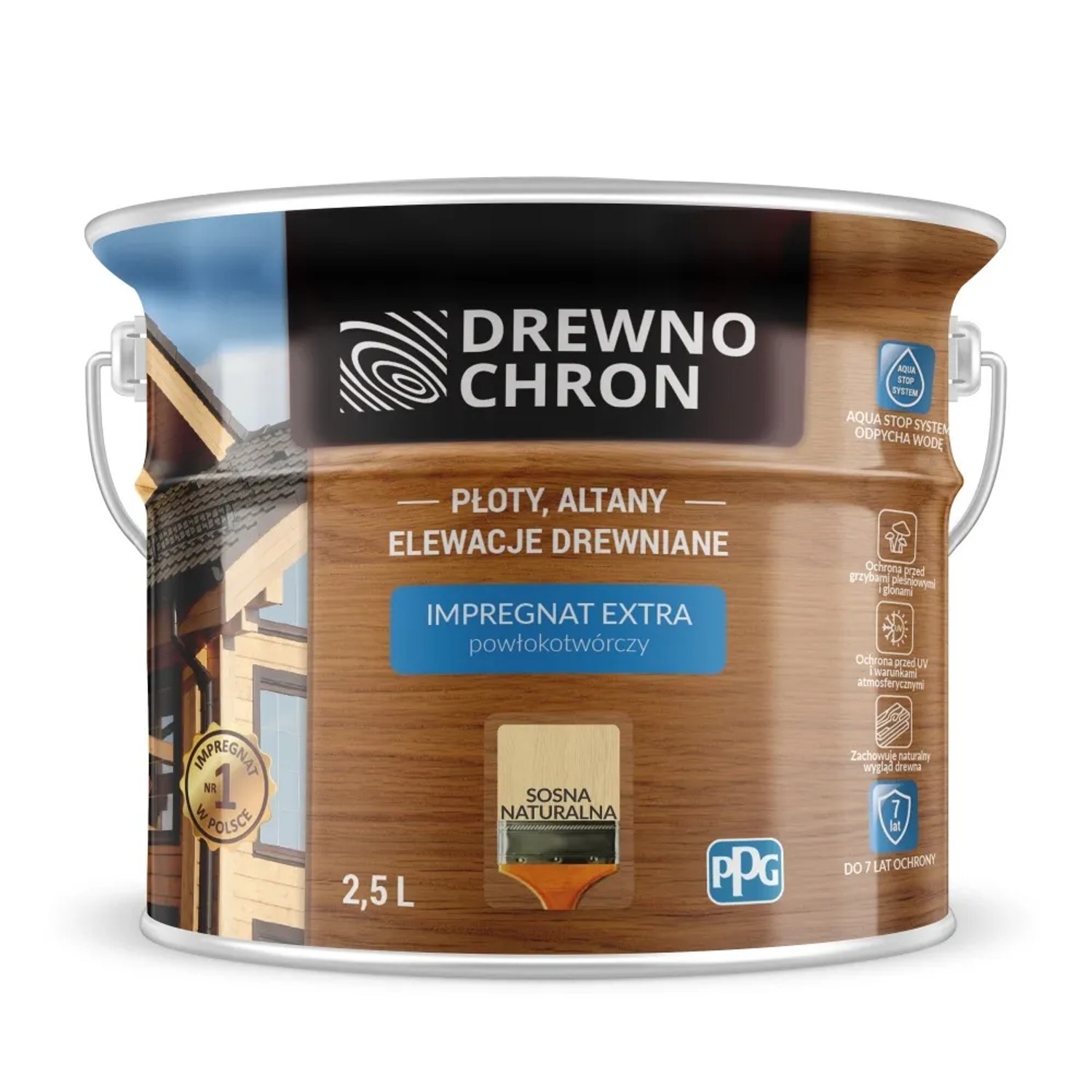 Drewnochron Impregnat Extra powłokotwórczy sosna naturalna - 2,5L