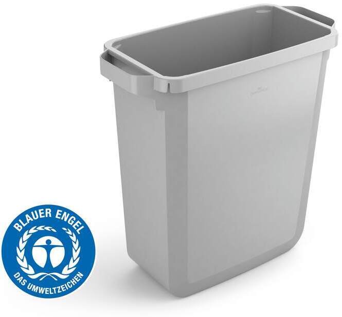 Outlet: USZKODZONY Kosz na śmieci Durable Durabin Eco, 60l, szary