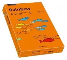 Papier kolorowy Rainbow, A3, 80g/m2, 500 arkuszy, pomarańczowy ciemny (R26)