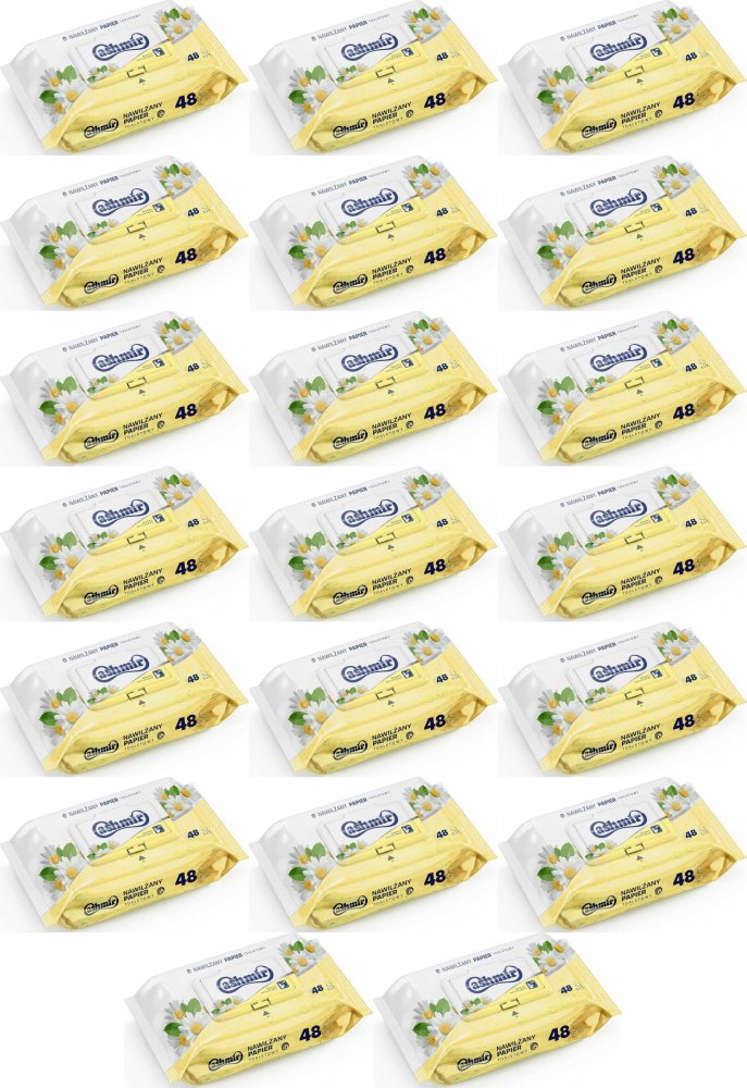 20x Papier toaletowy nawilżany Cashmir, rumianek, 48 sztuk