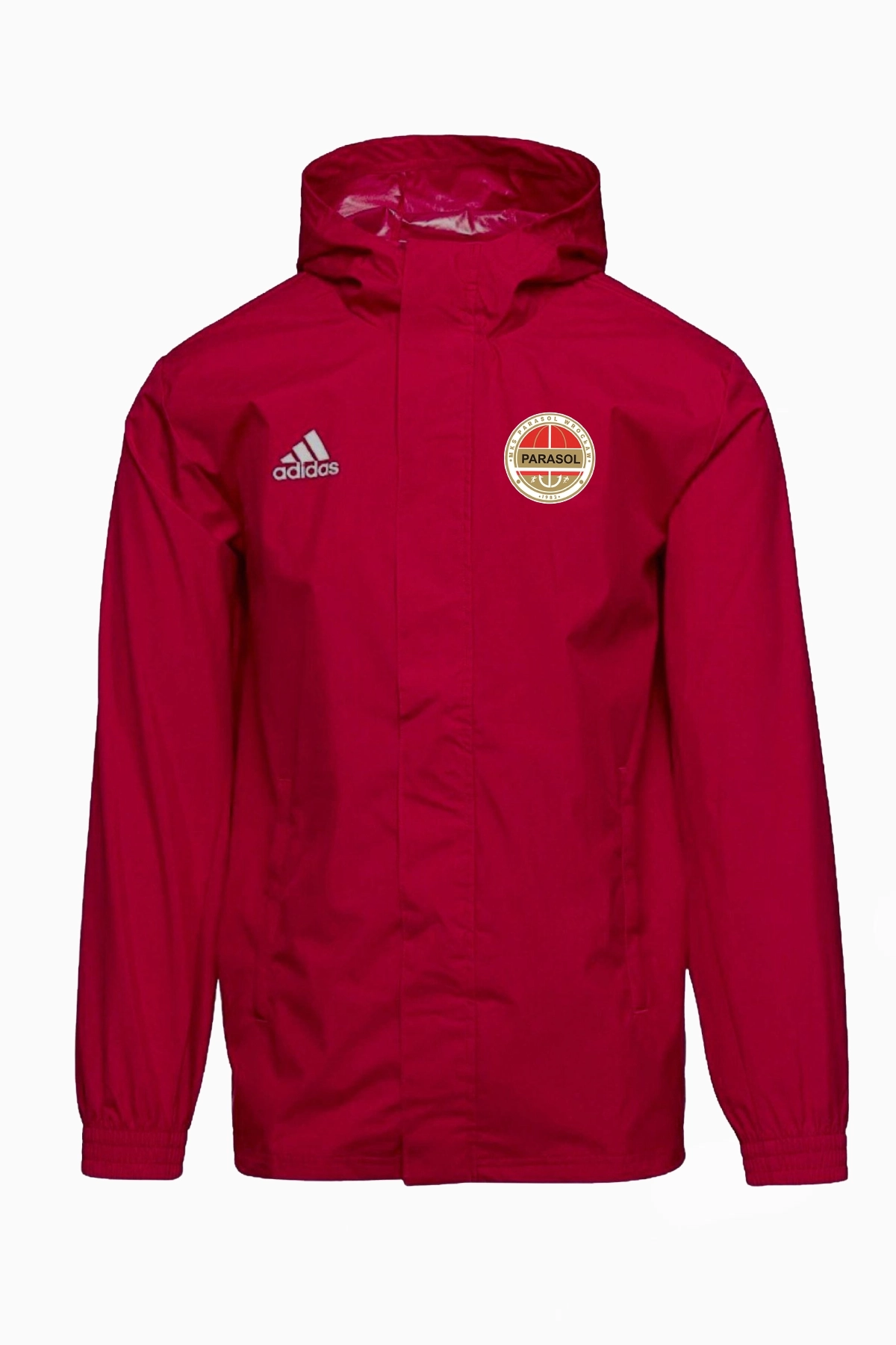 Kurtka adidas Parasol Wrocław 25/26 All-Weather - Czerwony