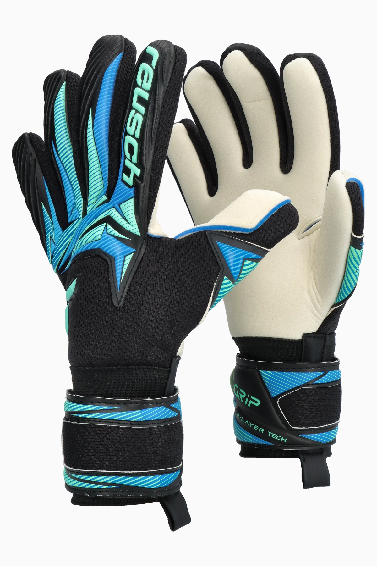 Rękawice Reusch Attrakt RE:GRIP NC - Czarny