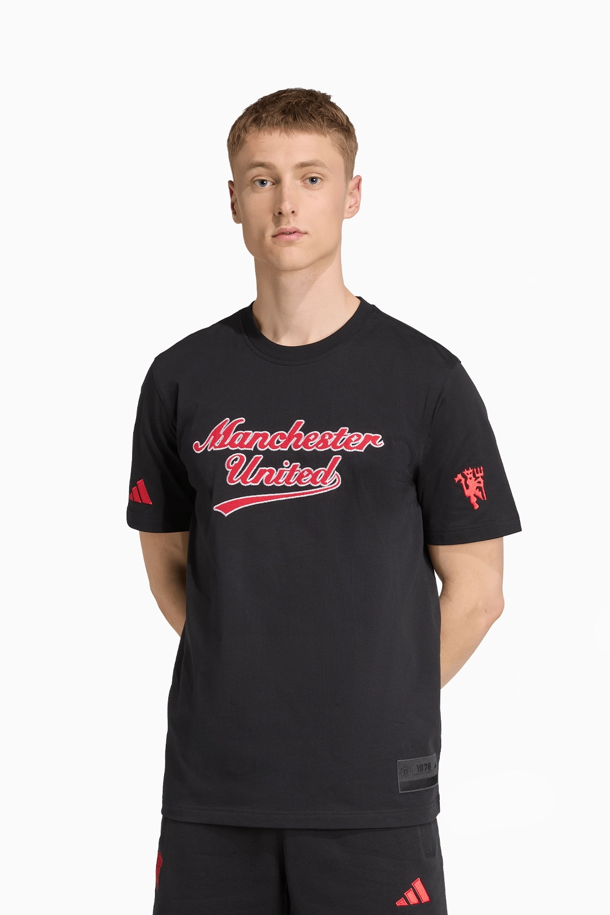 Koszulka adidas Manchester United 25/26 US Tee - Czarny
