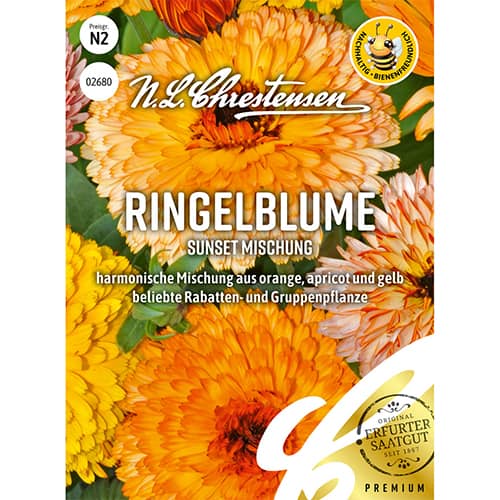 1 szt, Ringelblume Sunsetmischung - Samen: Ilość w opakowaniu: 1 Stück