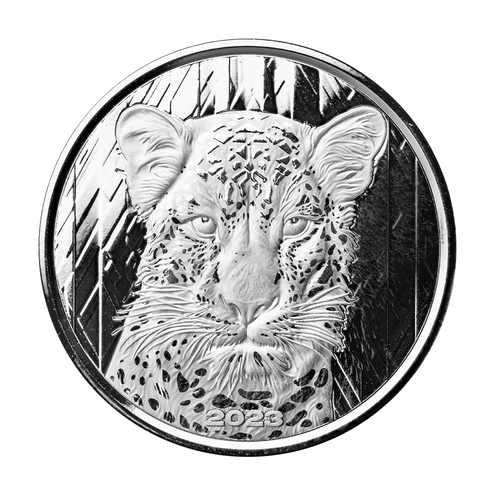 Srebrna moneta Ghana: African Leopard 1 uncja – wysyłka 24 h! - Mennica Skarbowa