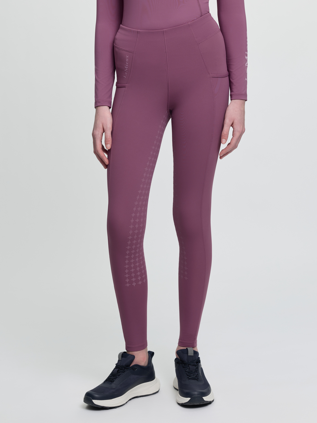 LeMieux legginsy jeździeckie Orla Mallow junior