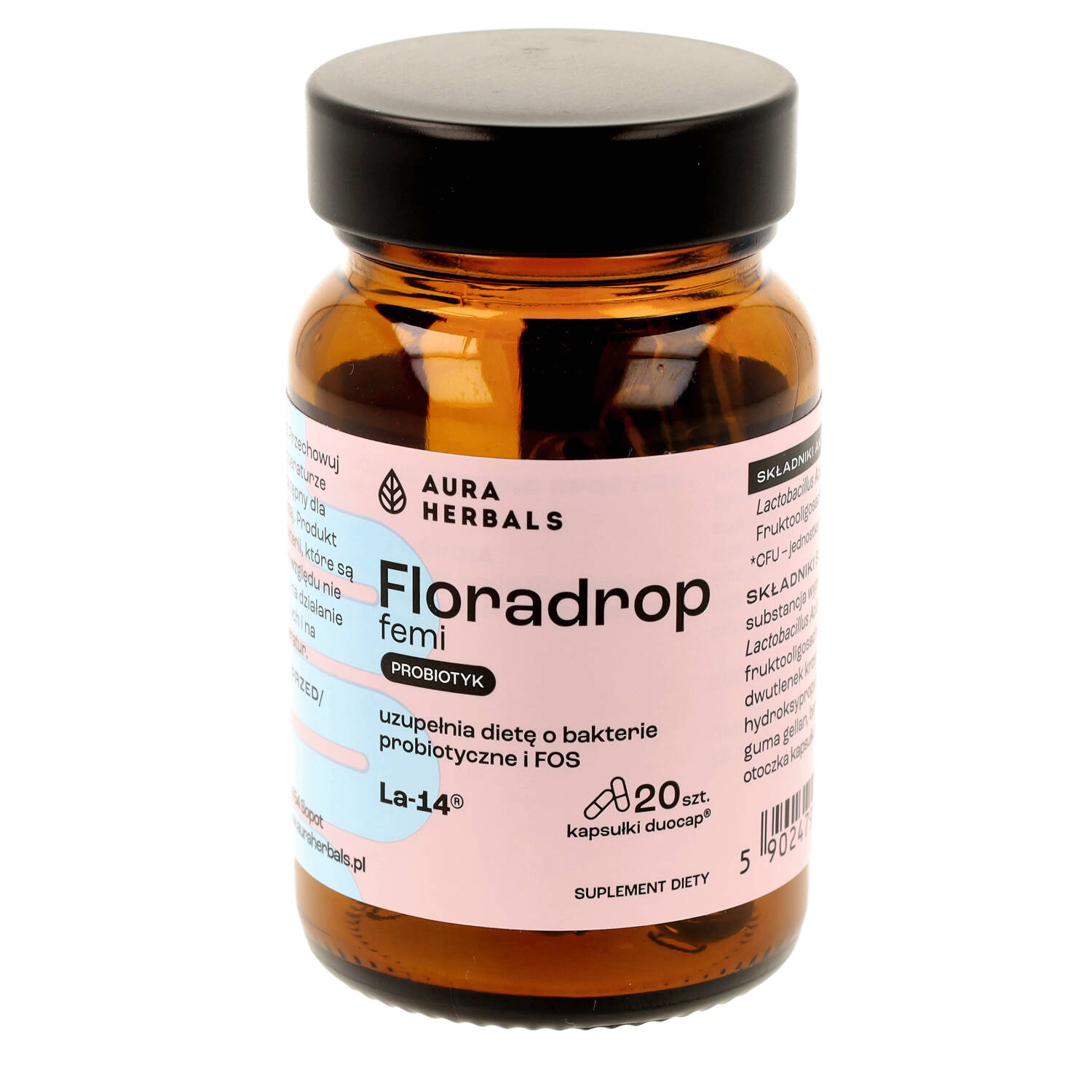 Aura herbals floradrop femi, 20 kapsułek