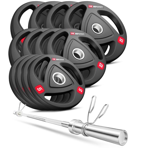 Olympia Hantelset 144 kg mit Langhantel